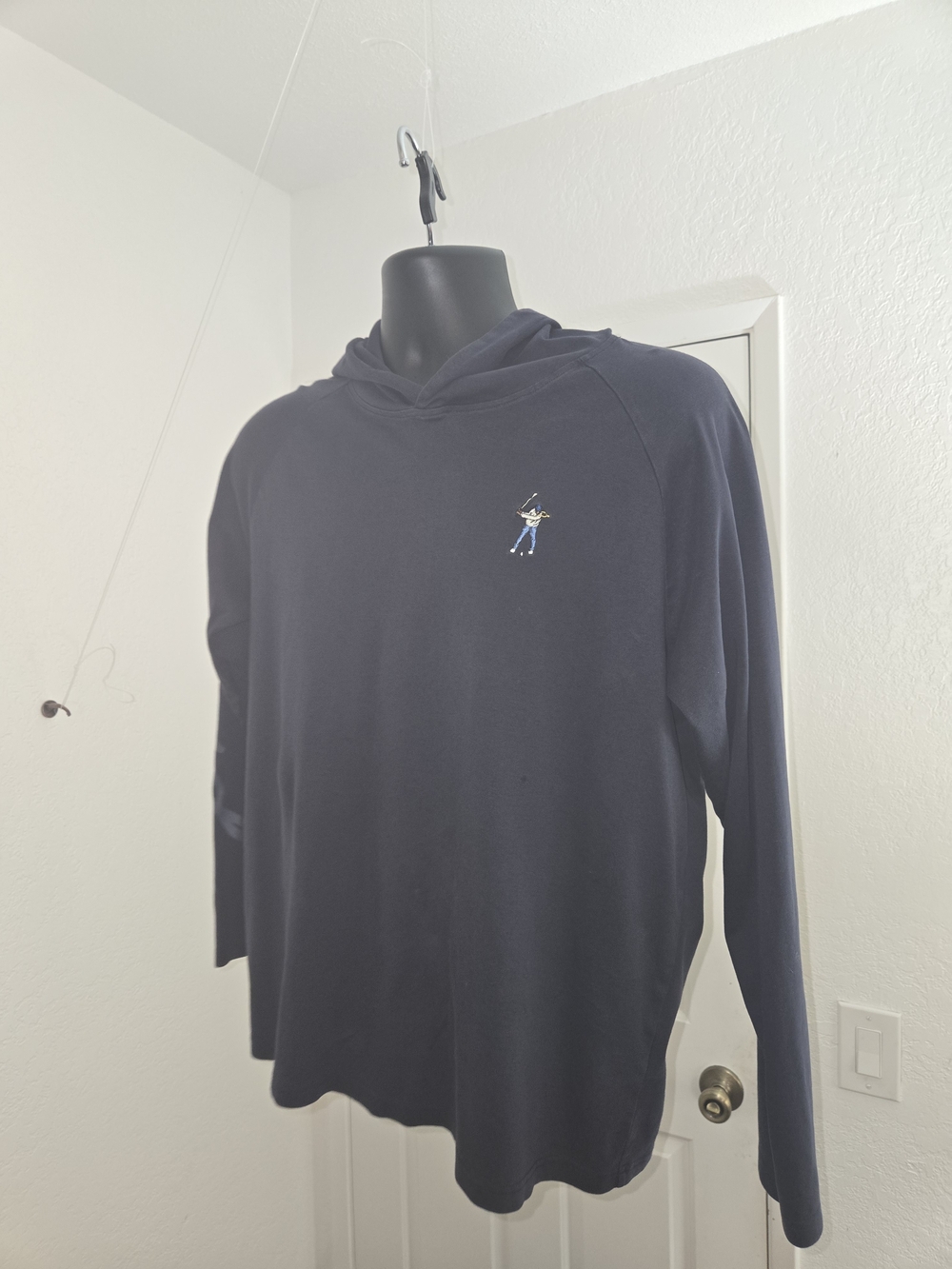Eastside Golf Men’s Large Eastside Golf Lightweight Performance Hoodie – Navy
